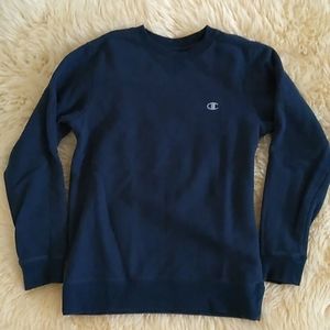 Champion Navy Pullover (Boys' L, Women's S)